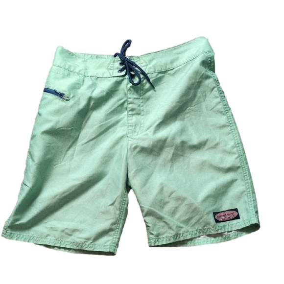 Vineyard Vines Green And Blue Board Shorts Size 28